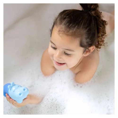 Squeezi a víziló, fürdőjáték szilikonból