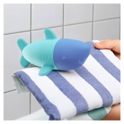 Squeezi a cápa, fürdőjáték szilikonból