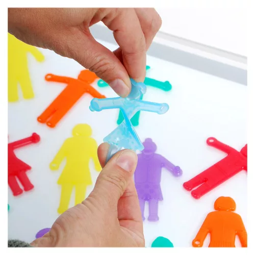 Összekapcsolható emberkék szilikonból, 36 db.