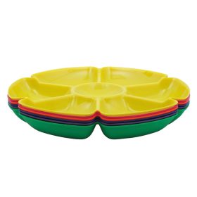 Virág formájú szortírozó tálcák, 6 db, TickiT