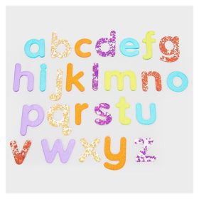 Csillogó betűkészlet, 26 db, Tickit