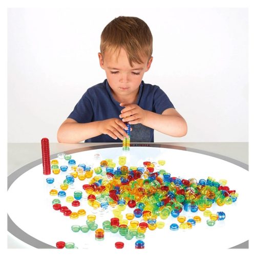 Rakosgatható áttetsző korong készlet, 500 darab