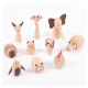 Animal Friends, 10 darab fából készült állatka