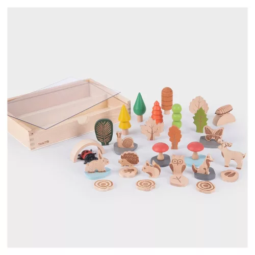 Woodland Trail, 36 darabos készlet fából