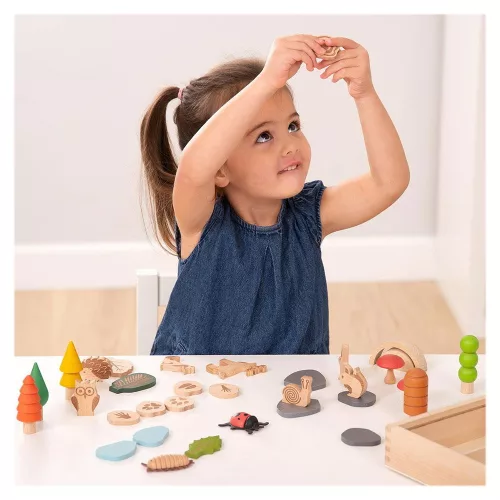 Woodland Trail, 36 darabos készlet fából