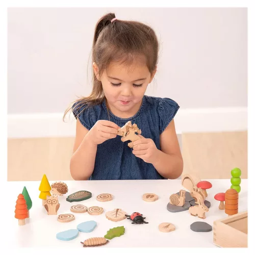 Woodland Trail, 36 darabos készlet fából