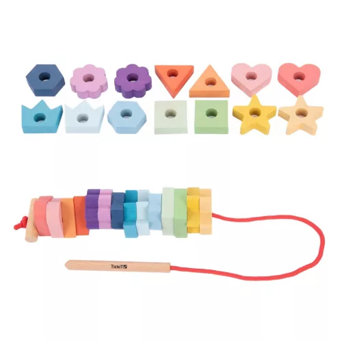 Színes felfűzhető formák, TickiT