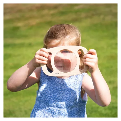 Kaleidoszkóp fa panel fogantyúkkal