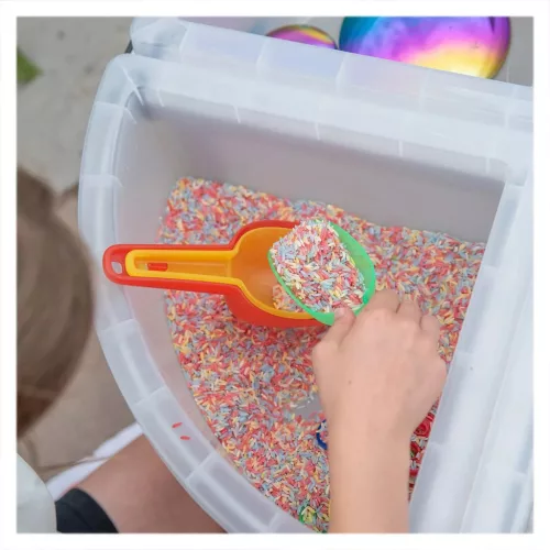 Áttetsző színes lapátok