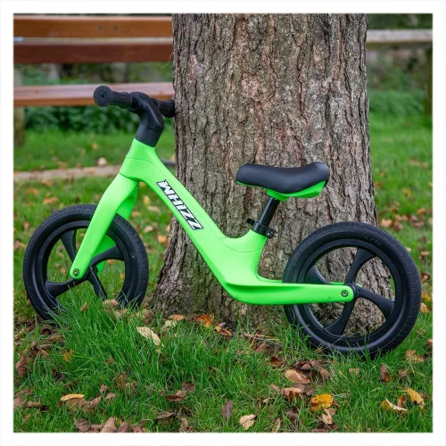 Egyensúlyozó futóbicikli pedál nélkül, Whizz Bike, zöld