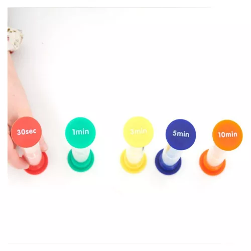 Mini homokórák 5 különböző időzítéssel