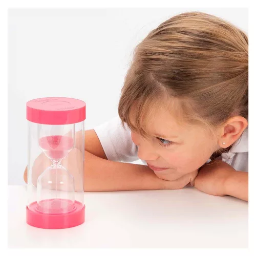 Nagy homokóra rózsaszín homokkal, 2 perces