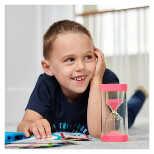 Nagy homokóra rózsaszín homokkal, 2 perces