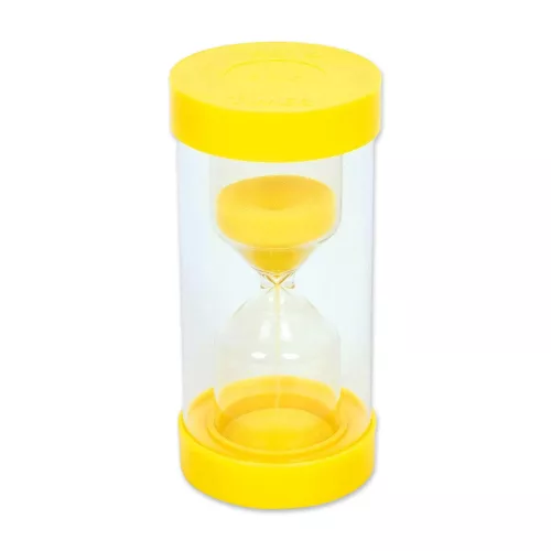 Nagy homokóra sárga homokkal, 3 perces, TickiT