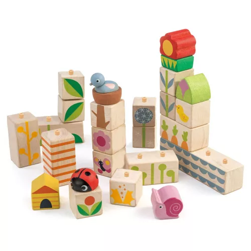 Kerti kockák, 24 db-os építőjáték