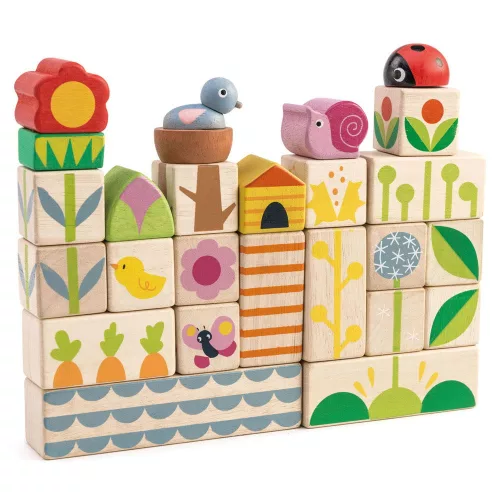 Kerti kockák, 24 db-os építőjáték