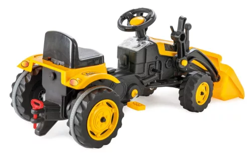 Pilsan traktor homlokrakodós fekete/sárga