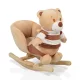 Moni Toys Hintázó maci 60 cm barna