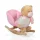 Moni Toys Hintázó maci 60 cm pink