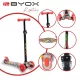 BYOX Rapture roller elöl dupla kerekes piros