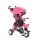BYOX Flexy lux tricikli szülőkaros pink