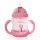 BOO itatópohár szívószállal, fogantyúval 280ml PINK