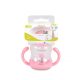 BOO itatópohár szívószállal, fogantyúval 280ml PINK