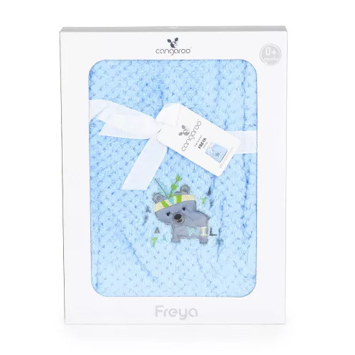 Cangaroo Freya baba takaró maci kék