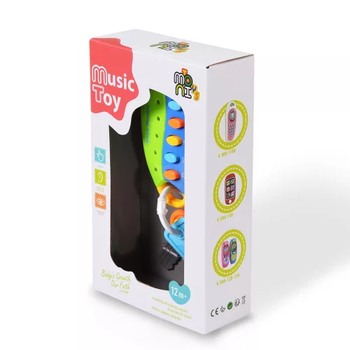 Moni Toys Műanyagjáték zenélő kulcs kék