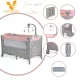 Cangaroo Once upon2 2 szint utazóágy zenélő forgó játékkal pink