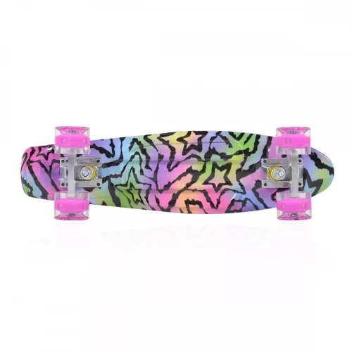 BYOX  Gördeszka 22" Csillagos LED / 56x15 cm PINK