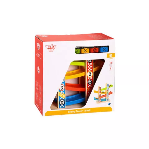 Tooky toy fa autópálya Sliding Tower 