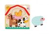 TOOKY fajáték fa farm puzzle 7 dbos szett