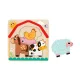 TOOKY fajáték fa farm puzzle 7 dbos szett