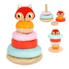 TOOKY Toy Fa torony rókás 7 dbos szett