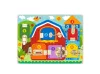 Tooky Toy Reteszes Montessori fa tábla TK044