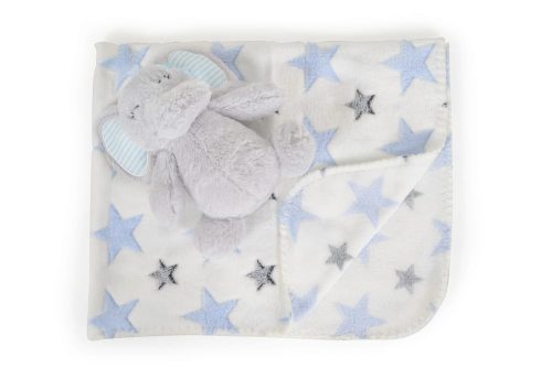Cangaroo Takaró 90x75cm elefánt plüss kék
