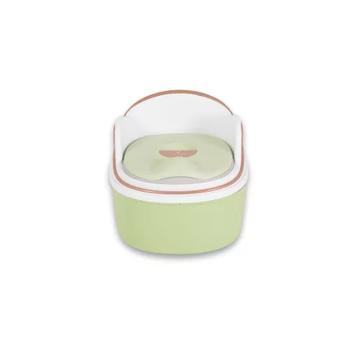 RUM BABA 2in1 bili átalakítható wc szűkítő+fellépő, szilikon ülés ZÖLD