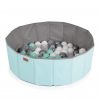 LABDAMEDENCE összecsukható 80cm + 90db 7cms labda MENTA/SZÜRKE