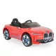 BO BMW i4 elektromos kisautó 2motor, 115cm, 30kg-ig PIROS