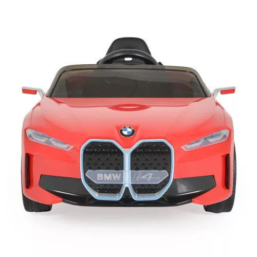 BO BMW i4 elektromos kisautó 2motor, 115cm, 30kg-ig PIROS