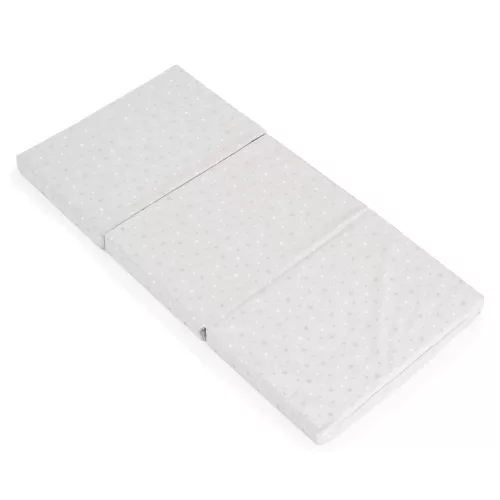 MIRAGE összecsukható 6cm szivacsmatrac textil huzat 120x60cm SZÜRKE