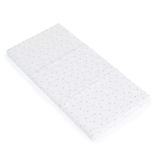 MIRAGE összecsukható 6cm szivacsmatrac textil huzat 120x60cm KÉK