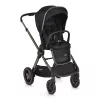 iCLICK Babakocsi 2in1 szett 22kg, aluminium váz, fordítható ülés, autom. csukható FEKETE