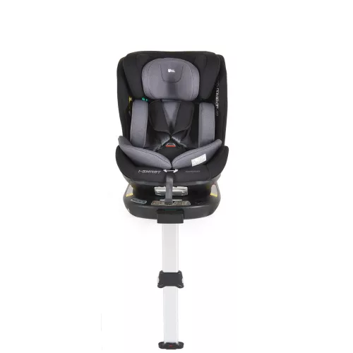 I-SMART autós ülés 40-150cm, I-SIZE támasztóláb, oldalvédelem, ISOFIX, okosgomb SZÜRKE