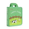 MONTESSORI foglalkoztató könyv textilből Happy Farm
