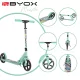 MONSTER roller 2 nagy kerekű, acélváz, 100 kg, 84-97cm-ig állítható ZÖLD