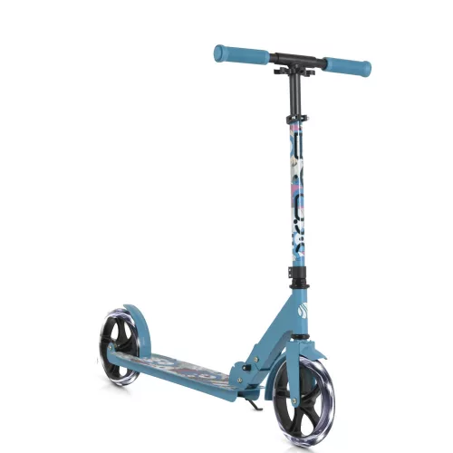 MONSTER roller 2 nagy kerekű, acélváz, 100 kg, 84-97cm-ig állítható KÉK