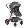 Polly 2 in1 babakocsi SZETT:sport+mózes+kistáska 107985 FEKETE
