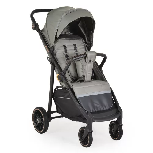 BUGGY babakocsi lapracsukható, nagy kerekek, könnyű ZÖLD